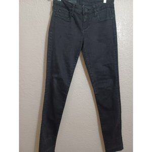 Kut from the Kloth Womens Jeans Size 2 Straight Mid Rise Black Denim Pockets